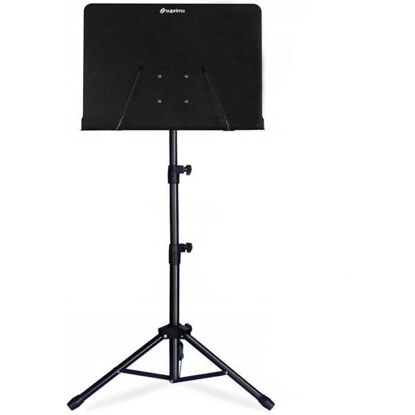 SUPRIMO D3 statyw stojak pulpit do nut regulowany składany czarny 82-146 cm do 10 kg