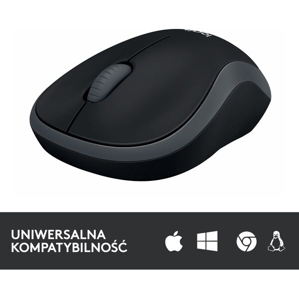 Mysz Logitech M185 Szara (910-002238)
