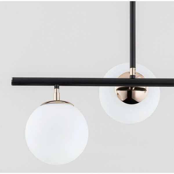 Lampa wisząca Alfa Luro White lampa wisząca 4-punktowa czarna/złota 63092 Alfa