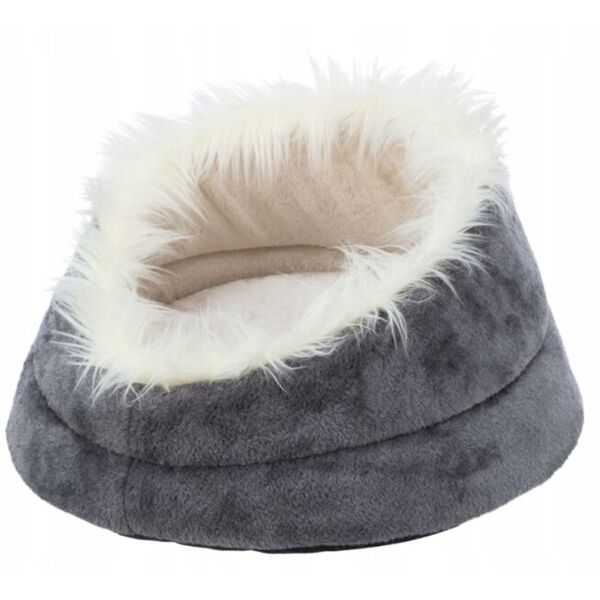 Trixie Minou bed, round, ø 60 × 28 cm, grey/light grey