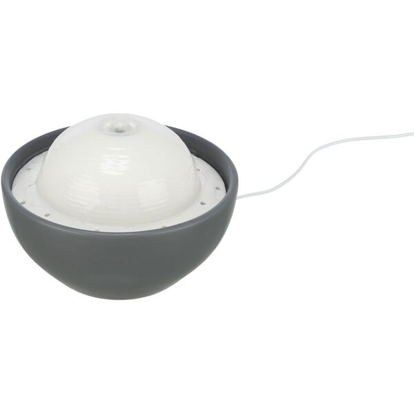 Trixie Vital Dome drinking fountain, 1.5 l/20×10×20 cm, grey/white