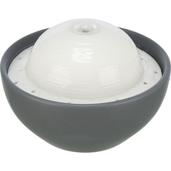 Trixie Vital Dome drinking fountain, 1.5 l/20×10×20 cm, grey/white