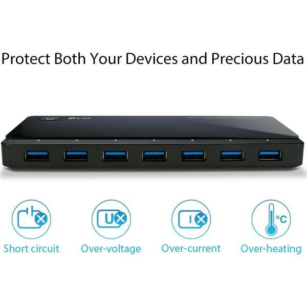 HUB USB TP-Link 9x USB-A 3.0 (UH720)