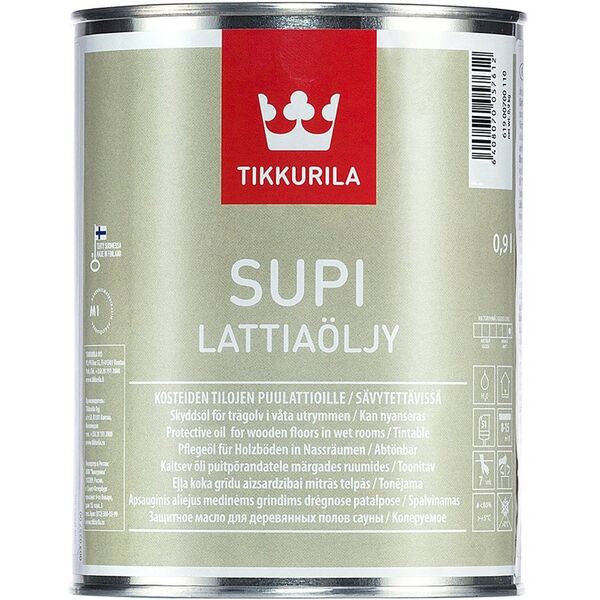 Tikkurila SUPI LATTIAOLJY FLOOR OIL EC-PM 0.9L