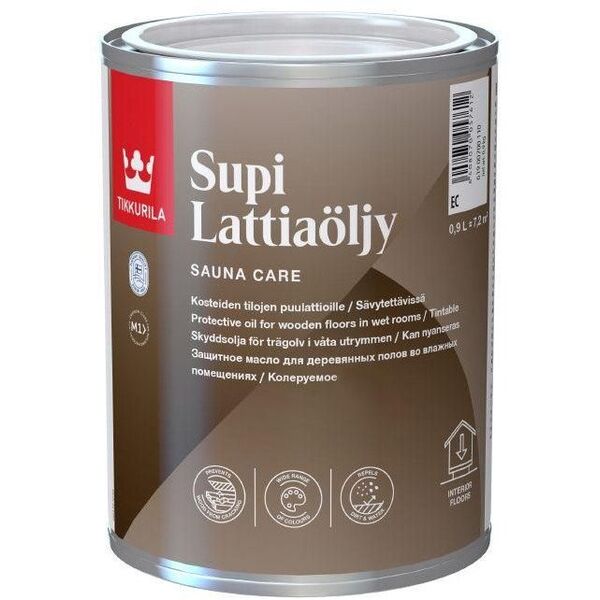 Tikkurila SUPI LATTIAOLJY FLOOR OIL EC-PM 0.9L