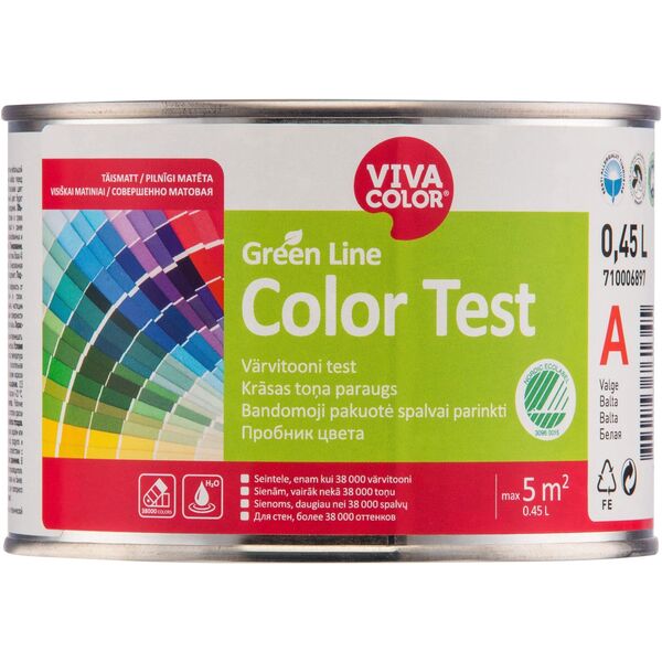 VivaColor PAINT GREEN LINE WALL 4 A 0,45L