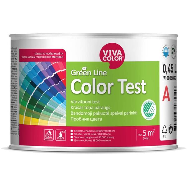 VivaColor PAINT GREEN LINE WALL 4 A 0,45L