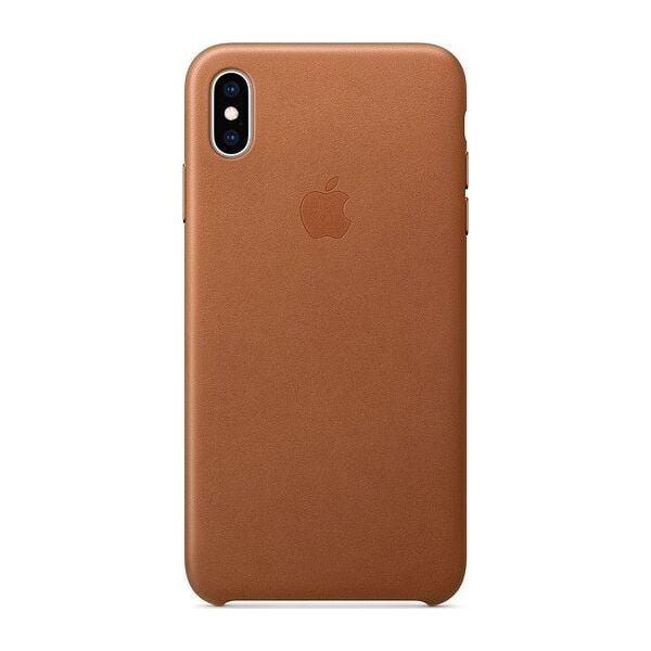 Apple iPhone XS Max Leather Case naturalny brąz