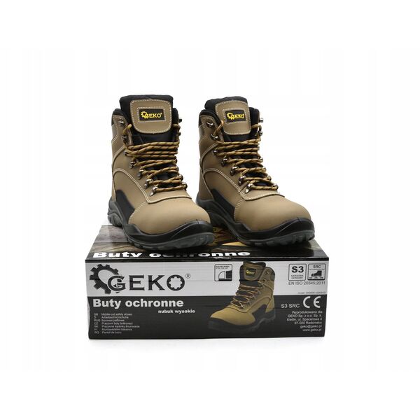 Παπούτσια Geko Safety μοντέλο αρ. 7 nubuck S3 SRC - μέγεθος 42 (10) 8387624 5901477161100