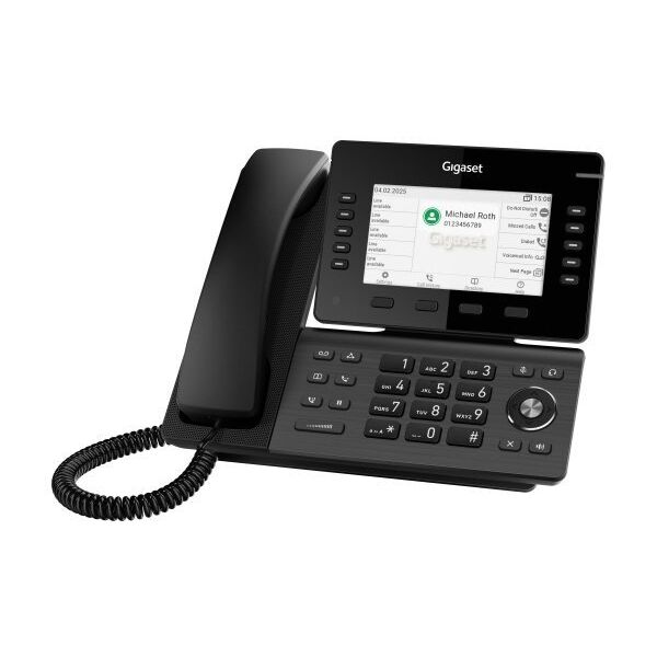 GIGASET P810 IP PRO IP Tischtelefon 8,5 cm 3,36 Zoll TFT-Farbdisplay USB 2x RJ45 Anschluss f�r P800 KEY PRO Expanson Module PoE