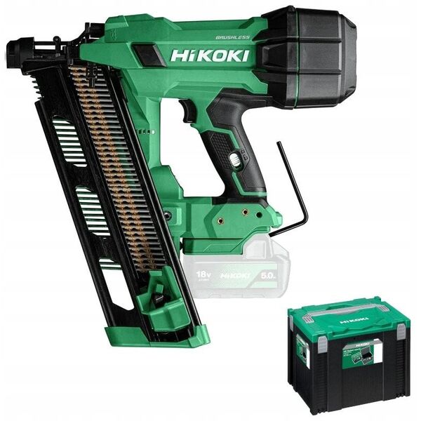 HIKOKI. NAILER 18V   NR1890DRA W9Z 30-34deg 50-90mm BL HSC