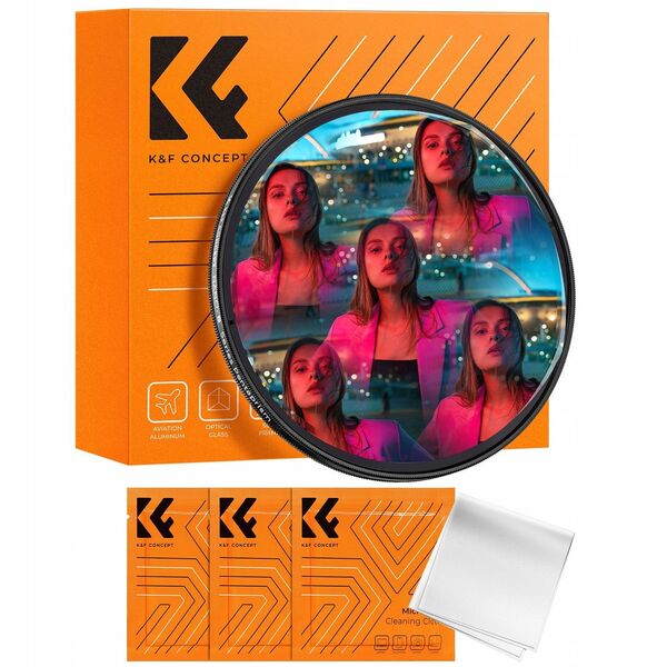 Filtr Kalejdoskop Kaleidoscope 5x Na 82mm 82 K&f / Pięciokątny Pentapryzmat / Kf01.2811v1
