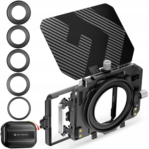 Matte Box Osłona Przeciwsłoneczna Obiektywu 67-95mm Do Aparatu Kamery K&f / Sku.2180v1