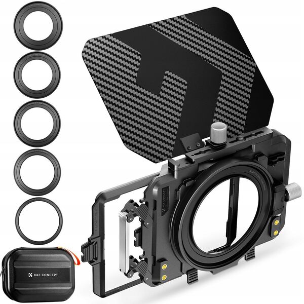 Matte Box Osłona Przeciwsłoneczna Obiektywu 67-95mm Do Aparatu Kamery K&f / Sku.2180v1