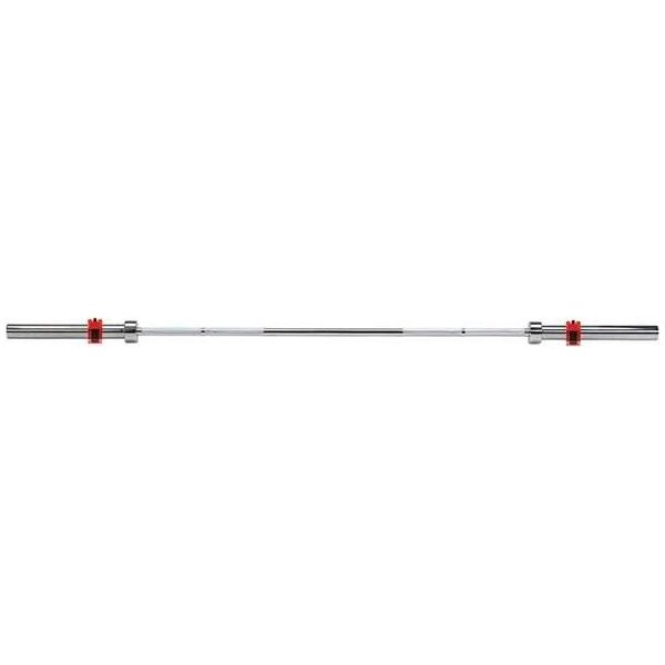 HMS GOP220 PRO GRYF PROSTY OLIMPIJSKI 20KG 2200MM HMS + ZG1000R ZACISKI LOCK