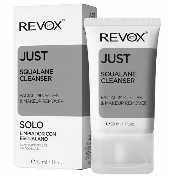 Revox Revox Just Squalane Cleanser Facial Impurities And Makeup Remover / Skwalan oczyszczający do demakijażu twarzy (30 ml)