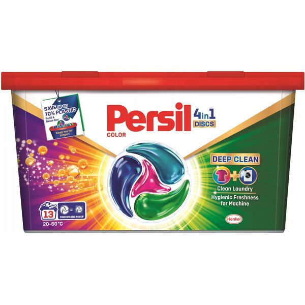 Persil Discs Color Kapsułki do prania kolorowych tkanin 4w1, 13 sztuk