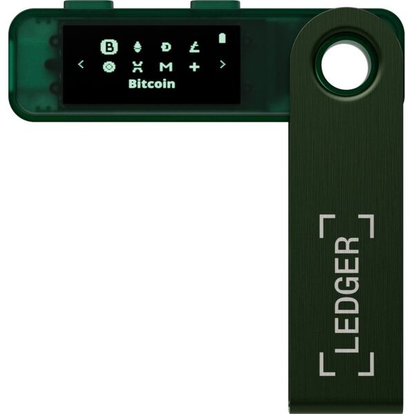 Ledger Nano S Plus Emerald Green - Πορτοφόλι κρυπτονομισμάτων