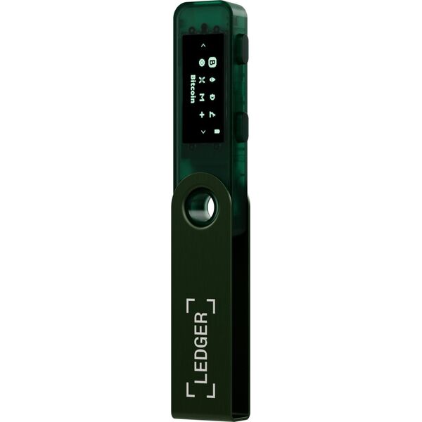Ledger Nano S Plus Emerald Green - Πορτοφόλι κρυπτονομισμάτων