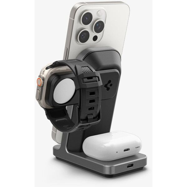 Spigen OneTap Pro 3 3-σε-1 Ασύρματη Βάση Φόρτισης
