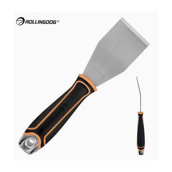ROLLINGDOG STAINLESS STEEL CURVED SCRAPER 76mm