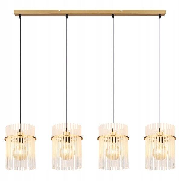 Pendant lamp GLOBO GORLEY, 4xE27, 60W, 230V, metal, gold color, 20x110x140cm