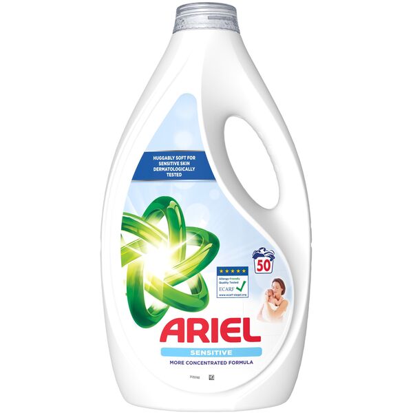 LIQUID DETE ARIEL SENSITIVE 50 WS 2.25L