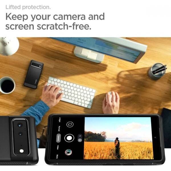 Spigen Θήκη Spigen Rugged Armor Google Pixel 6 Μαύρο Ματ
