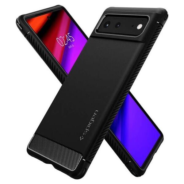 Spigen Θήκη Spigen Rugged Armor Google Pixel 6 Μαύρο Ματ