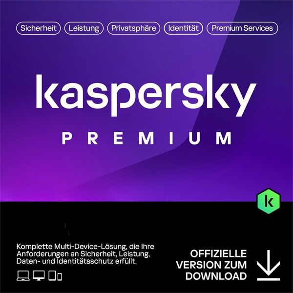 Kaspersky Lab Kaspersky Lab Premium AntiVirus - 3 Geräte - 2 Jahre - Deutsch - ESD