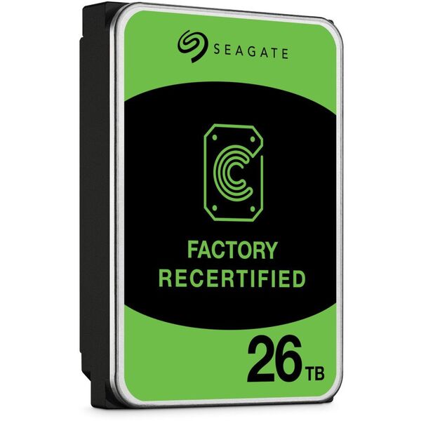 Seagate Exos 26 TB Refurbished, Hard Drive (SATA 6 Gb/s, 3.5")