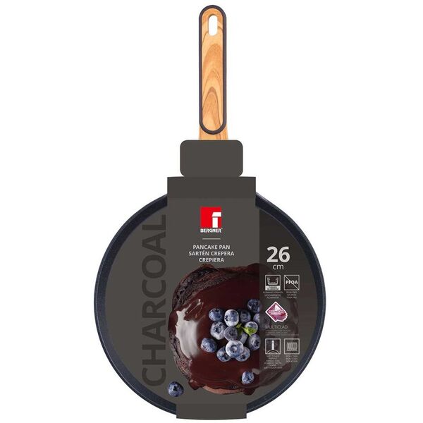 PATELNIA MULTICLAD DO NALEŚNIKÓW 26cm BERGNER BG-56042 CHARCOAL