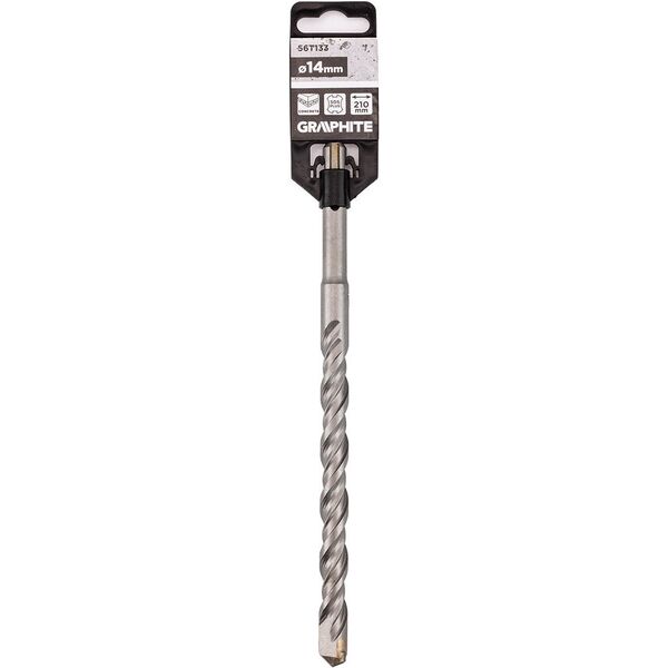 Wiertło do betonu SDS Plus z podwójną spiralą 14 x 210 mm