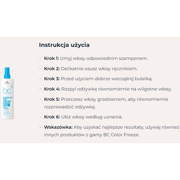 BONACURE MOISTURE KICK SPRAY BOOST CONDIT 400ML