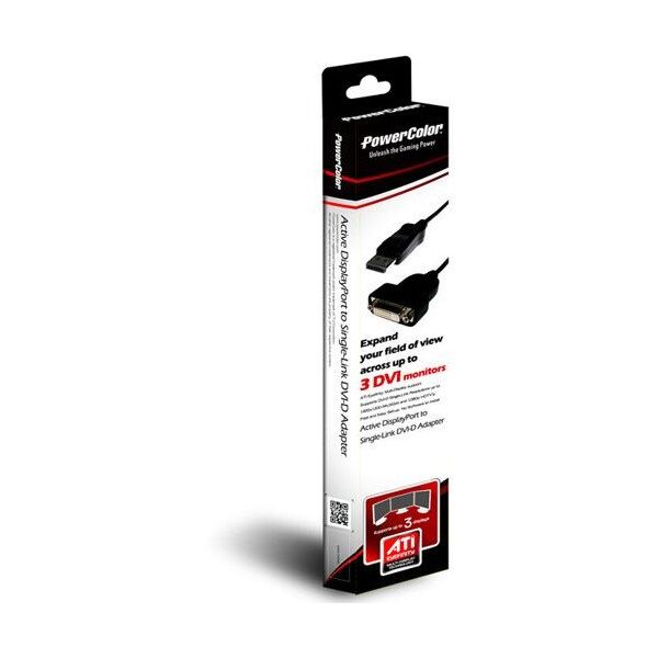 Προσαρμογέας USB Power Color Color Active MiniDisplayPort σε έναν προσαρμογέα DVI λιανικής 13797726 4712505027227