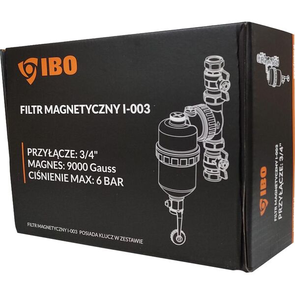 Filtr magnetyczny separator zanieczyszczeń 1" IBO 5903137514370