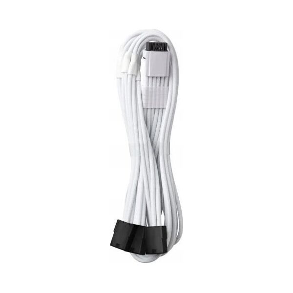 Kabel zasilający CableMod CableMod PRO ModMesh 12VHPWR to 3x PCI-e Cable - 45cm, white