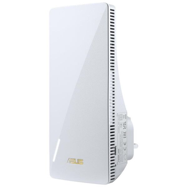 Asus AX3000 Dual Band WiFi 6 Range Extender (UK) | RP-AX58 | 802.11ax | 574+2402 Mbit/s | 10/100/1000 Mbit/s | Ethernet LAN (RJ-45) jungtys 1 | Mesh Support Yes | MU-MiMO Yes | No mobile broadband | Antenna type 2xInternal | 36 mėn.