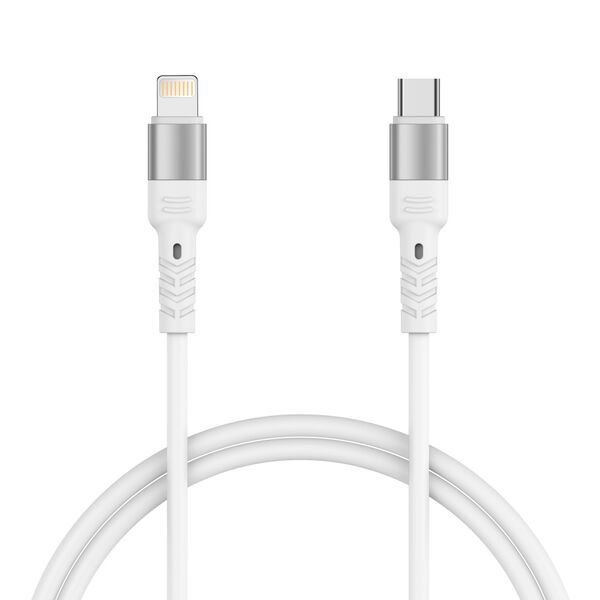 Forever Core High Power cable USB-C - Lightning 1,5 m 20W white 5900495953667