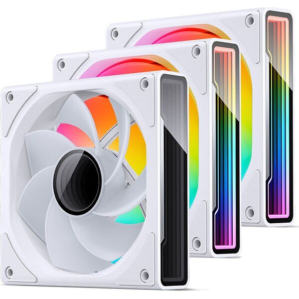 Jonsbo ZK-120WR 3in1 Lfter - A-RGB, wei Reverse