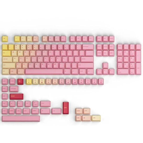 Glorious GPBT Keycaps - Pink Grapefruit - Forge