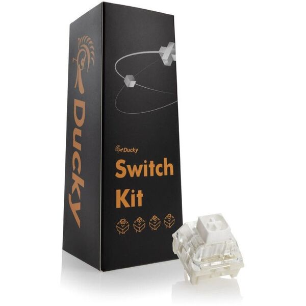 Ducky Kailh Box White Switches, mechanisch, 3-Pin, clicky, MX-Stem, 45g - 110 Stück