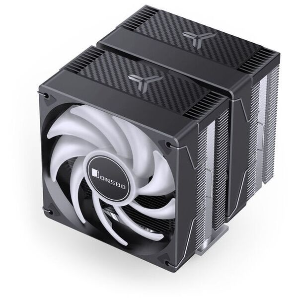 Jonsbo CR-3000E CPU-Kühler, Dual-Tower, RGB - 120mm, schwarz