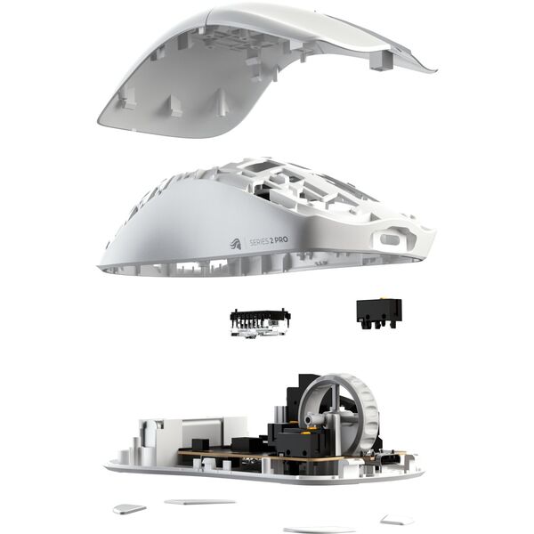 Glorious Series 2 PRO Wireless Gaming Maus - weiß