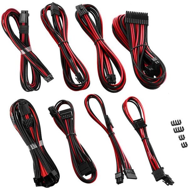 CableMod RT-Series PRO ModMesh 12VHPWR Dual Cable Kit for ASUS/Seasonic - black/red