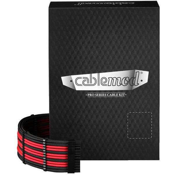 CableMod RT-Series PRO ModMesh 12VHPWR Dual Cable Kit for ASUS/Seasonic - black/red