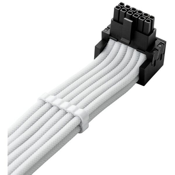 CableMod C-Series Pro Anschlusskabel - Variante B, 90, 16-Pin zu 4x 8-Pin PCIe, wei