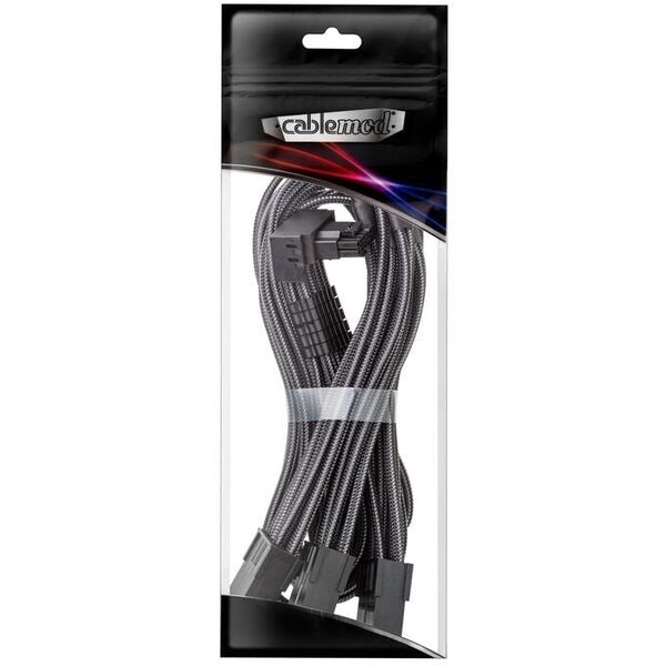 CableMod Pro ModMesh 12V-2x6-Kabel, 3x 8-Pin, StealthSense – carbon, var. B