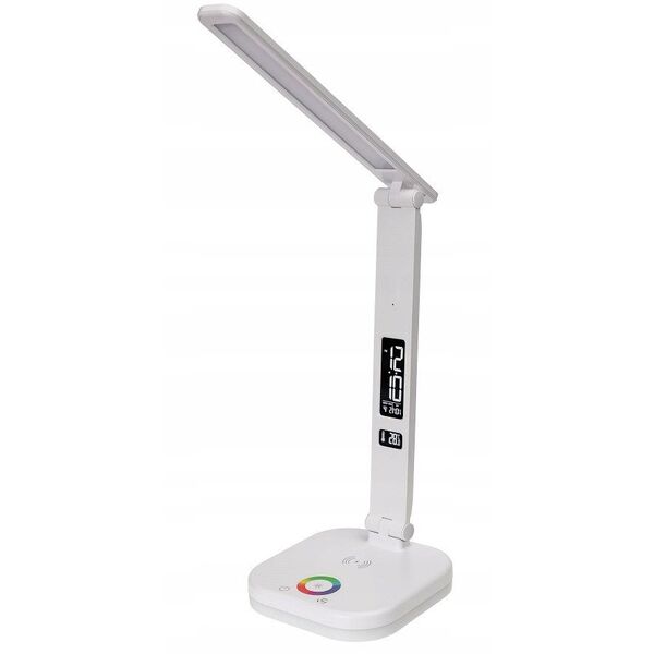 PLATINET LED DESK LAMP LAMPKA BIURKOWA RGB WIRELESS CHARGING WHITE [46218]