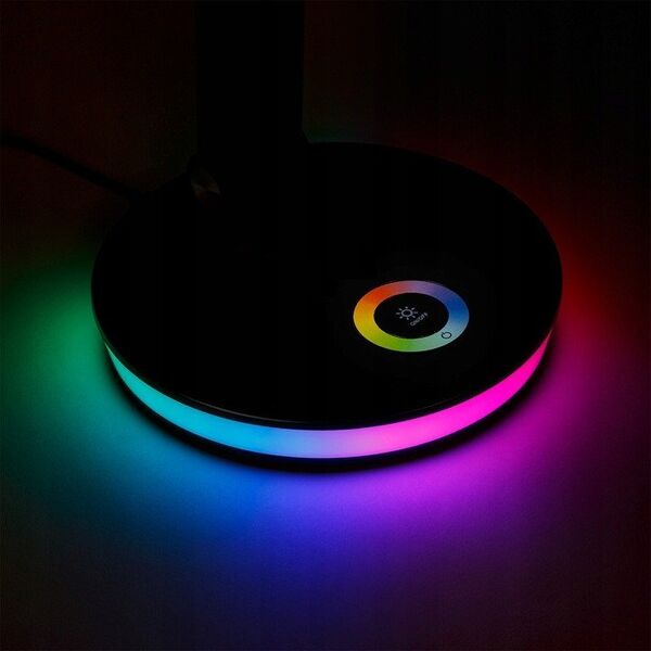 PLATINET LED DESK LAMP LAMPKA BIURKOWA RGB WIRELESS CHARGING WHITE [46218]